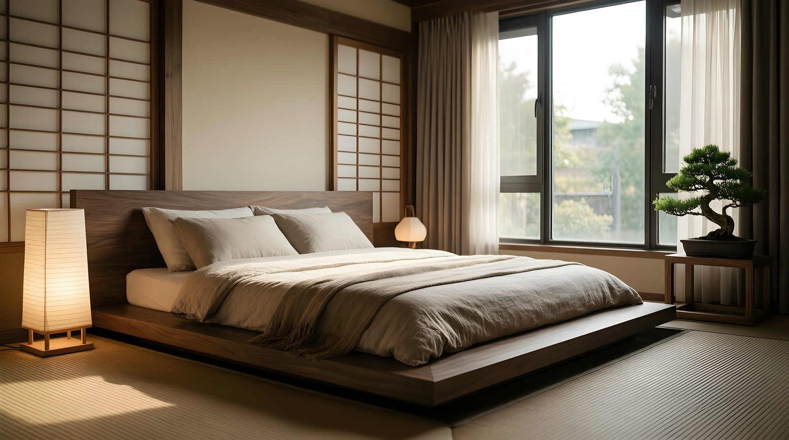 Japandi bedroom